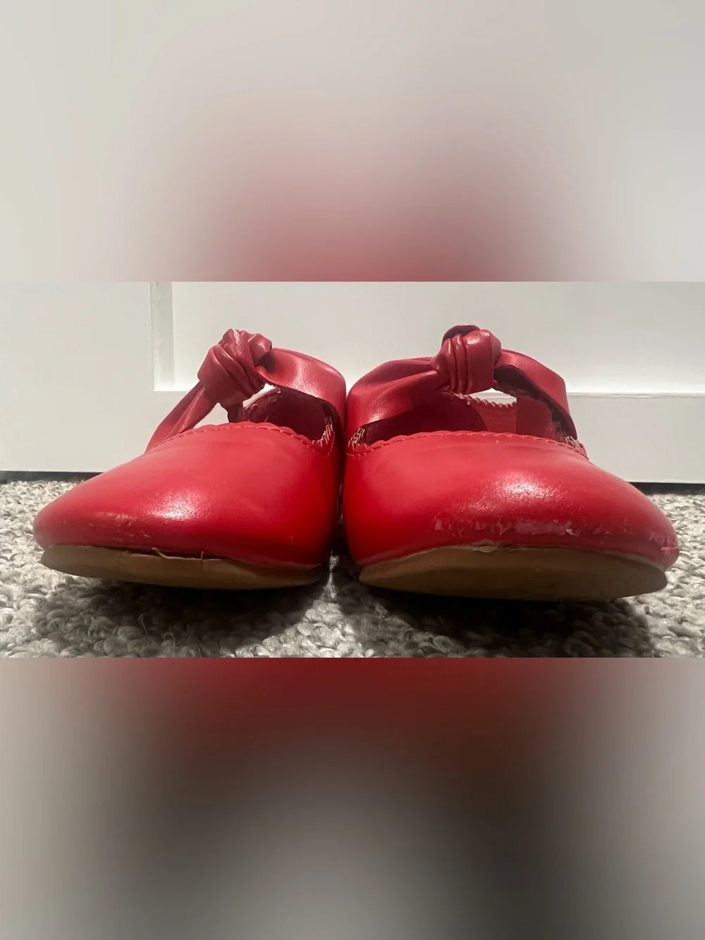 Dream Pairs Red Bow Mary Jane Flats for Kids